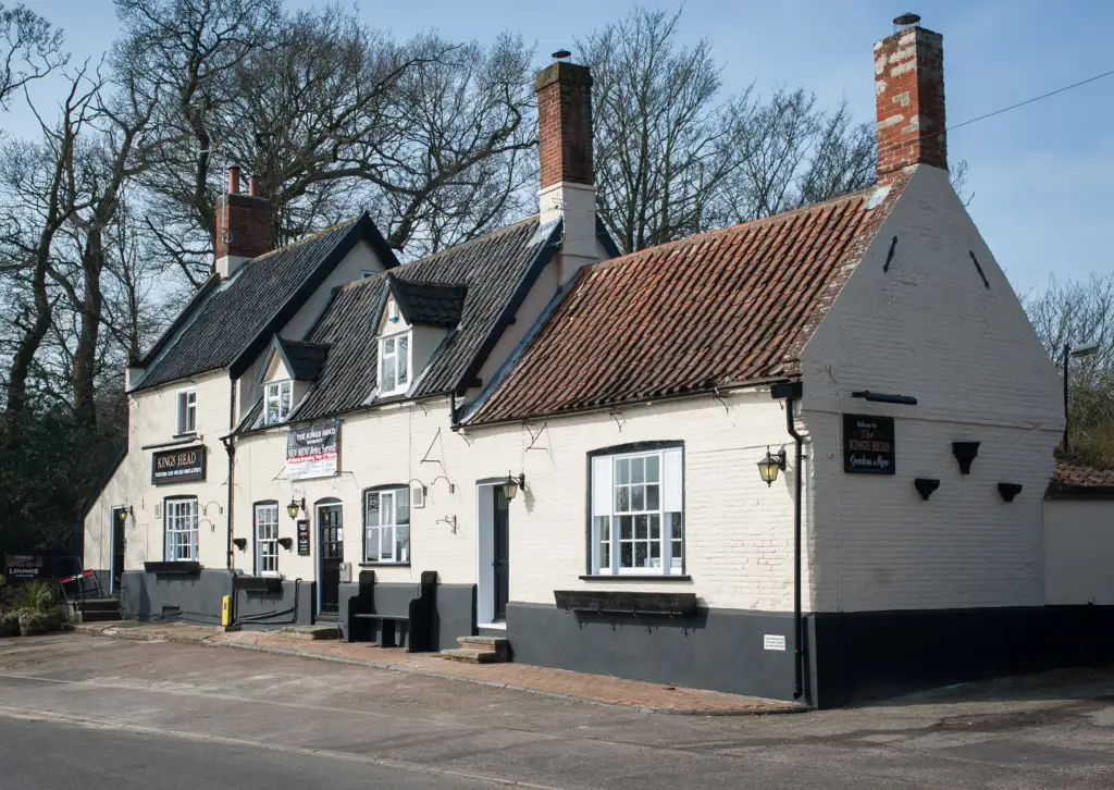 Village street in Norfolk