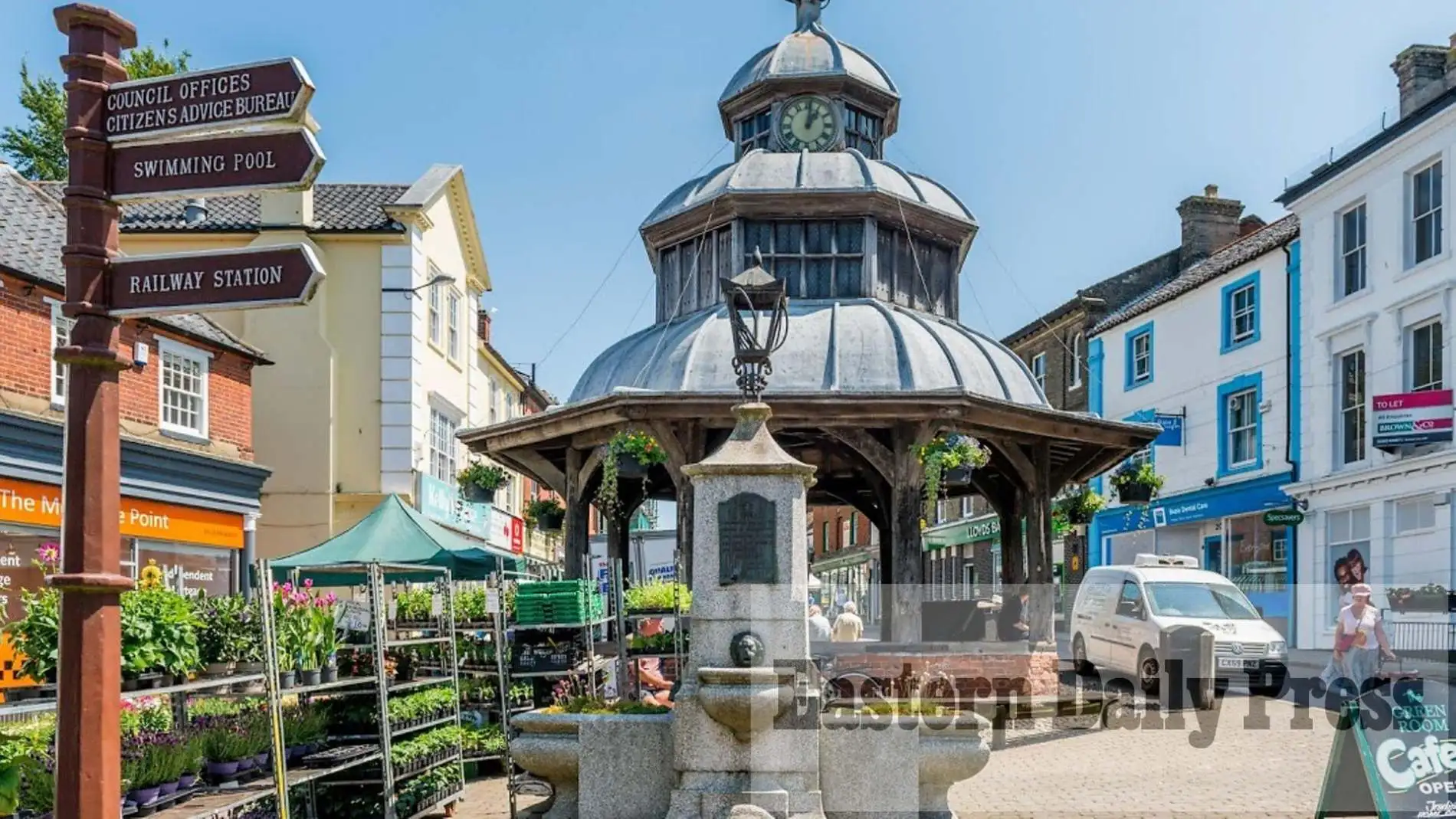 North Walsham town centre, Norfolk
