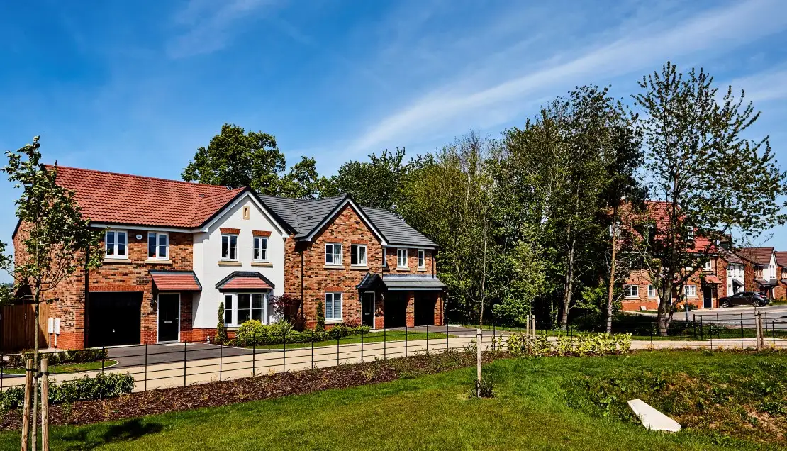 Residential street near Rackheath, Norfolk