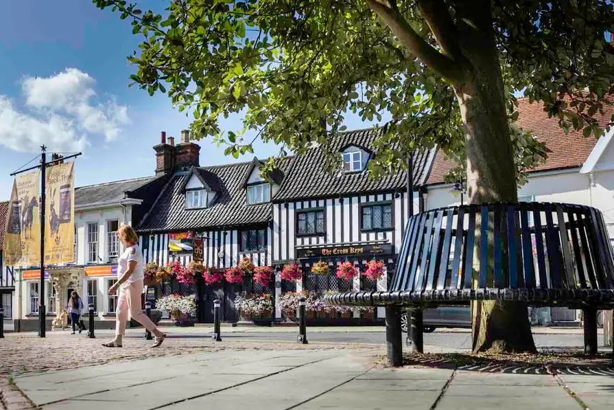 Wymondham market square, Norfolk